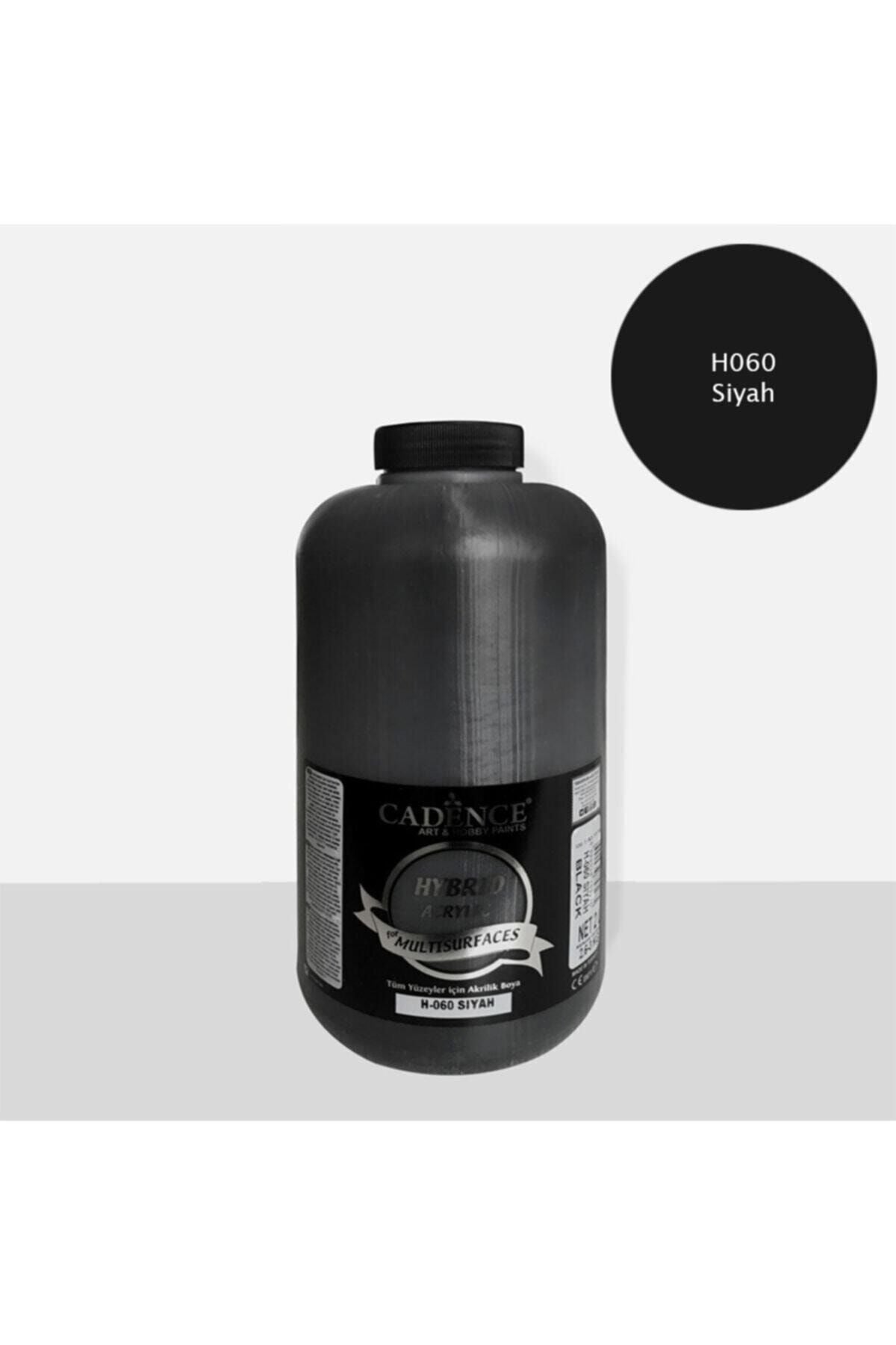 Siyah Hybrıd Akrılık Boya 2000Ml Cadence