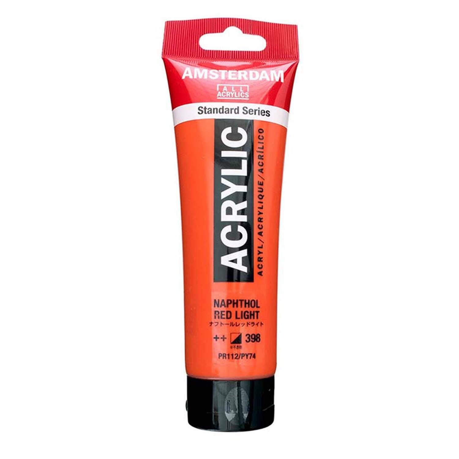 Amsterdam Akrilik 120Ml. Naph. Red Lt.