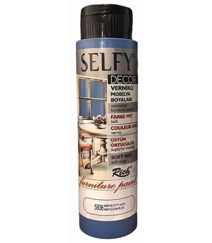 Rich Selfy Decor Vernikli Boya 500 Cc N. Mavi