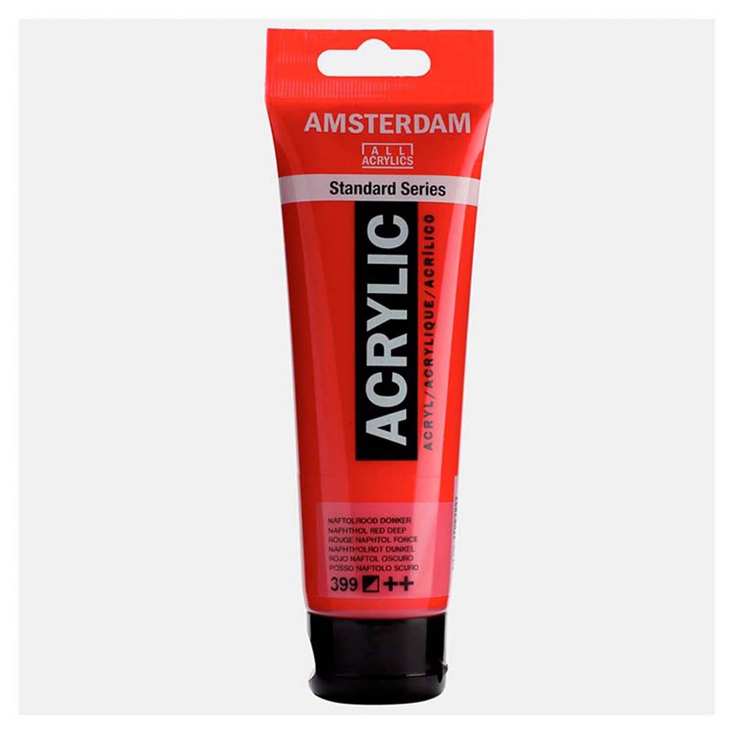 Amsterdam Akrilik 120Ml. Naph. Red Dp.