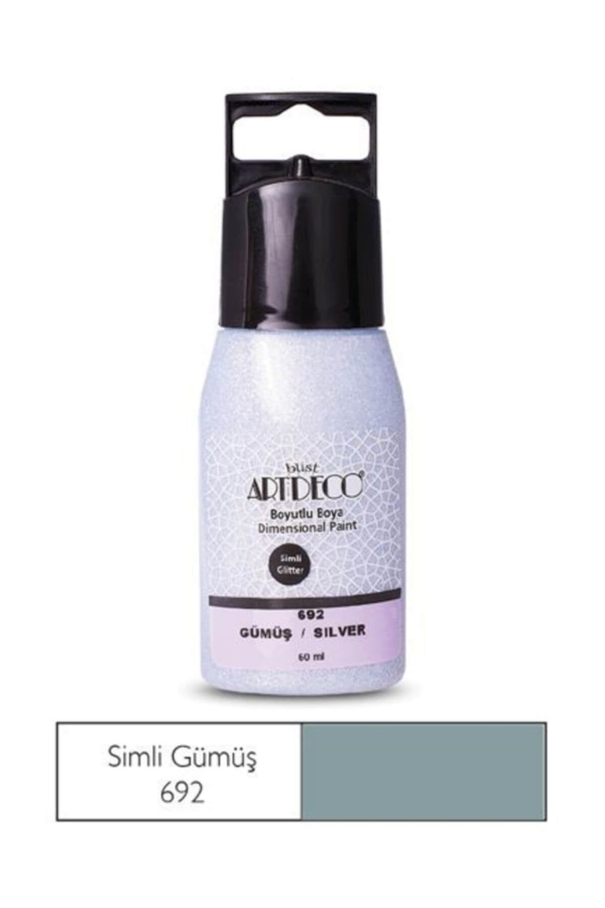 Artdeco Sımlı Boyutlu Boya 60Ml. Gumus
