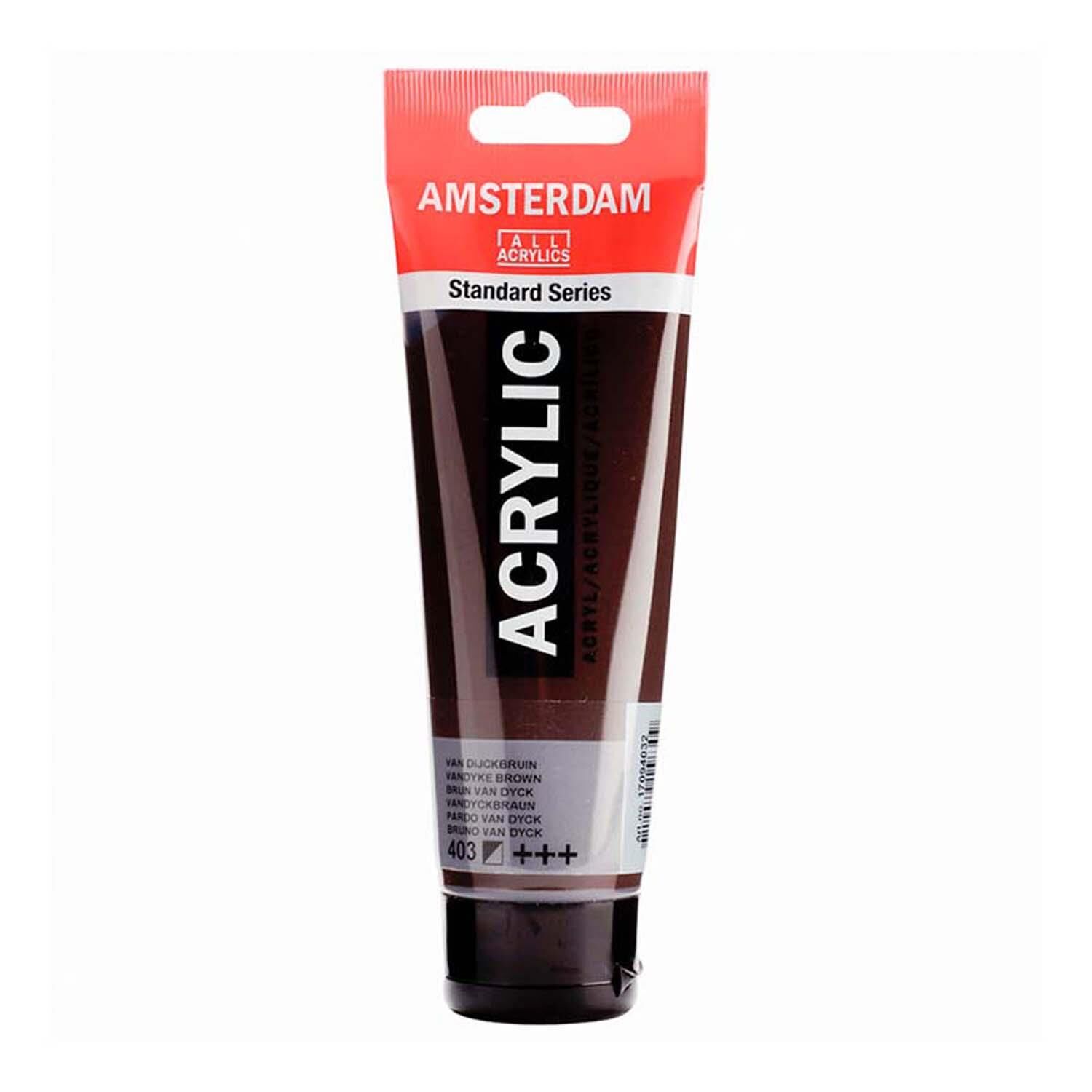 Amsterdam Akrilik 120Ml. Vandyke Brown