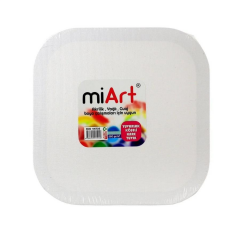 Miart Yuvarlak Köşeli Kare Tuval 30cm