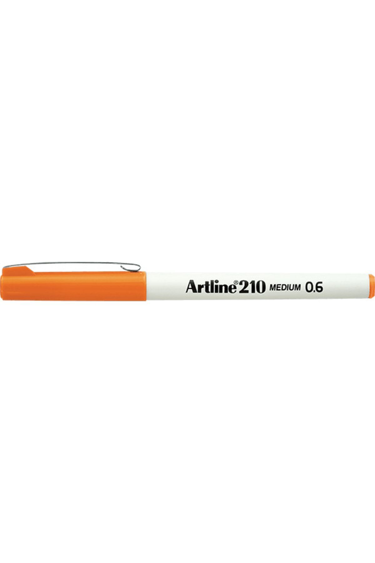 Artline 210N Keçe Uçlu Yazı Kalemi  0.6mm Turuncu