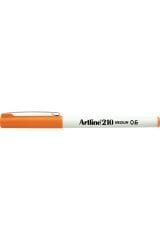 Artline 210N Keçe Uçlu Yazı Kalemi  0.6mm Turuncu