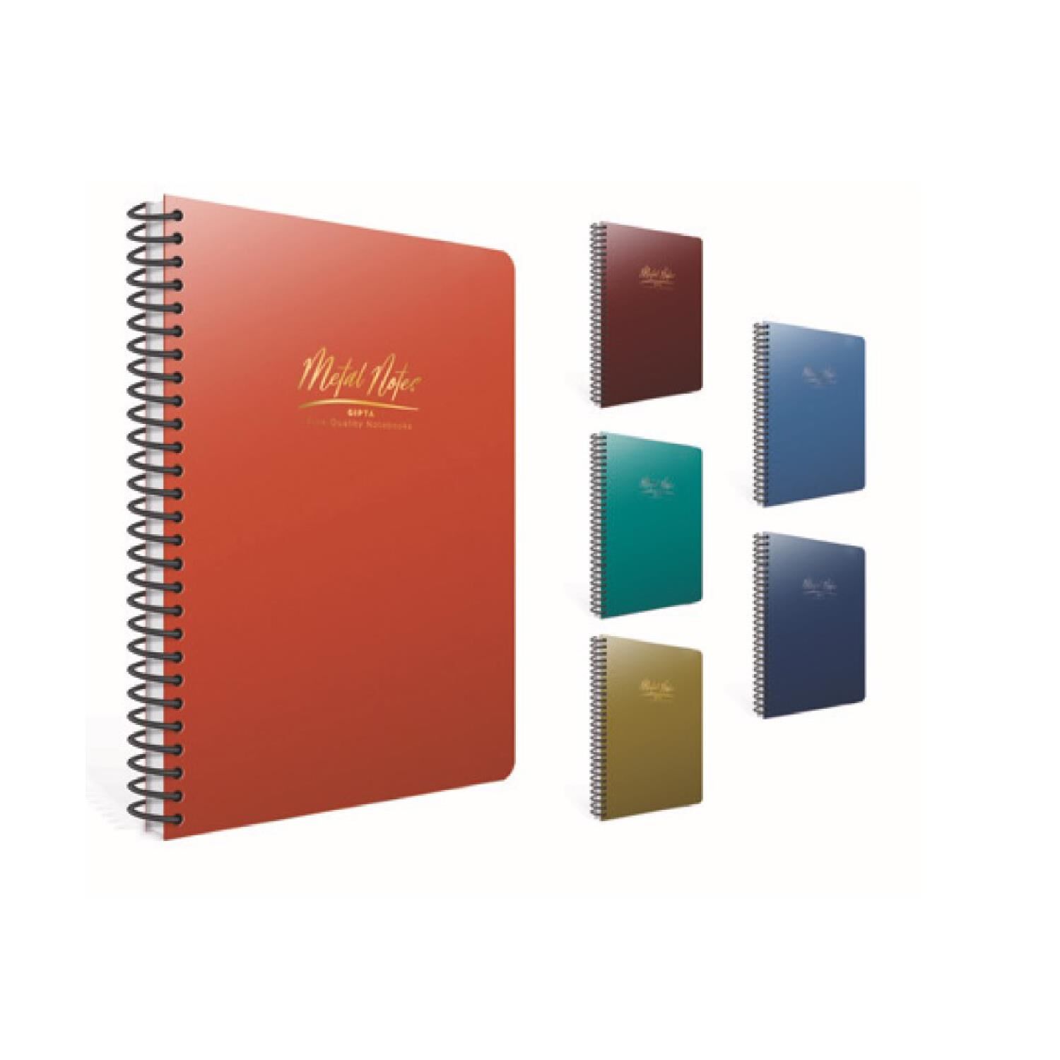 Gıpta Metal Notes A4 100yp Çizgili Sp Pp Kapak Defter 4471