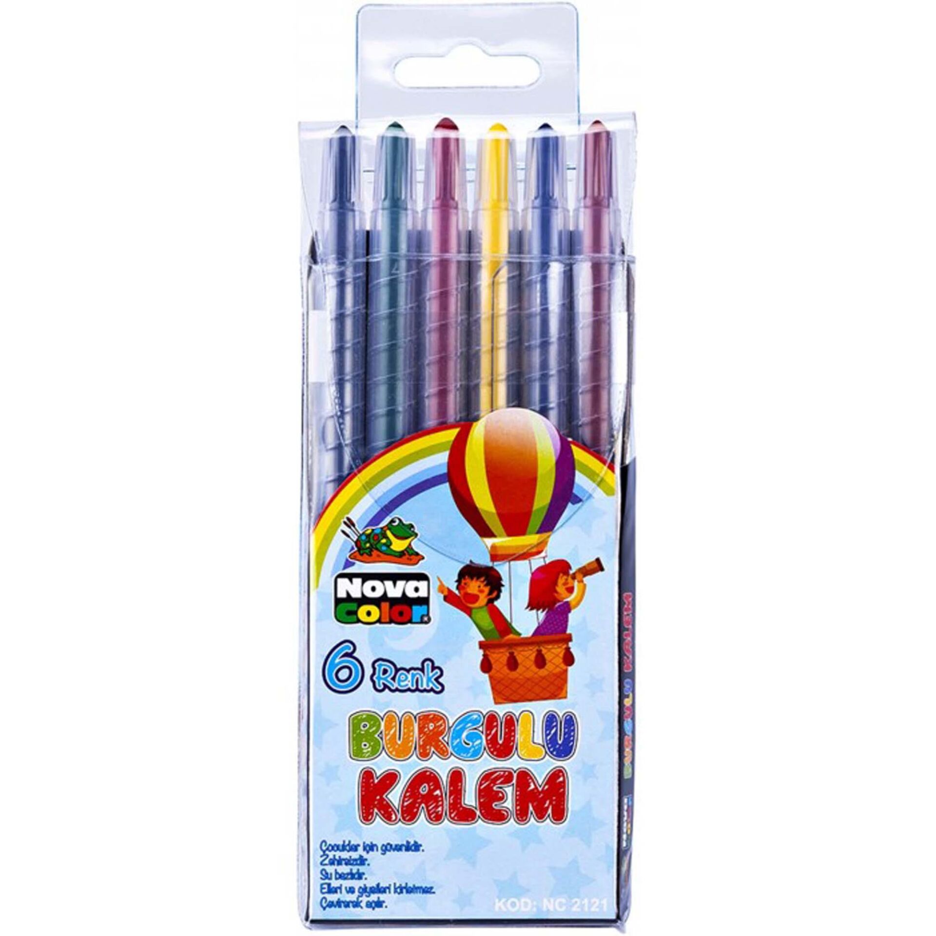 Nova C. Burgulu Kalem 6Lı Nc2121