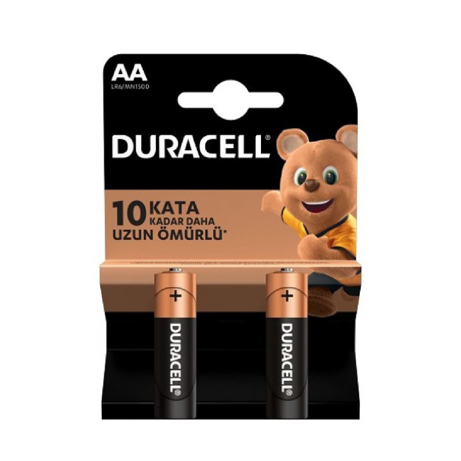 2'Li Kalem Pil Duracell Aa