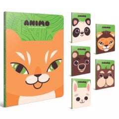 Gıpta Animo Tel Dikişl Karton Kapak A4 60yp Kareli Defter