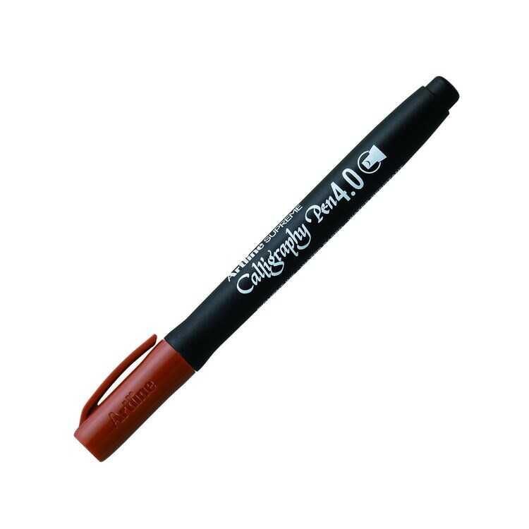 Artline Supreme Kaligrafi Kalemi Kesik Uç 4.0 mm Sepia