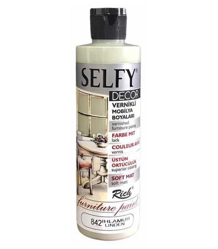 Rich Selfy Decor Vernikli Boya 240 Cc Ihlamur