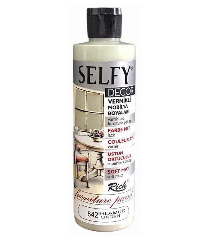 Rich Selfy Decor Vernikli Boya 240 Cc Ihlamur