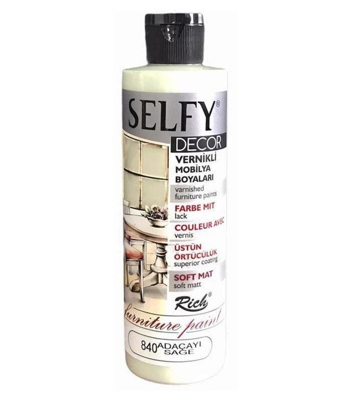 Rich Selfy Decor Vernikli Boya 240 Cc Adaçayı