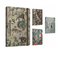 Gıpta Jungle İplik Dikiş Srt Kapak Defter 13x21 120yp Çizgili