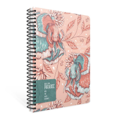 Gıpta Paradise Spiralli Karton Kapak Defter A4 80yp Kareli