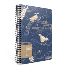 Gıpta Paradise Spiralli Karton Kapak Defter A4 80yp Kareli