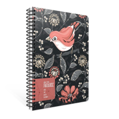 Gıpta Paradise Spiralli Karton Kapak Defter A4 80yp Kareli