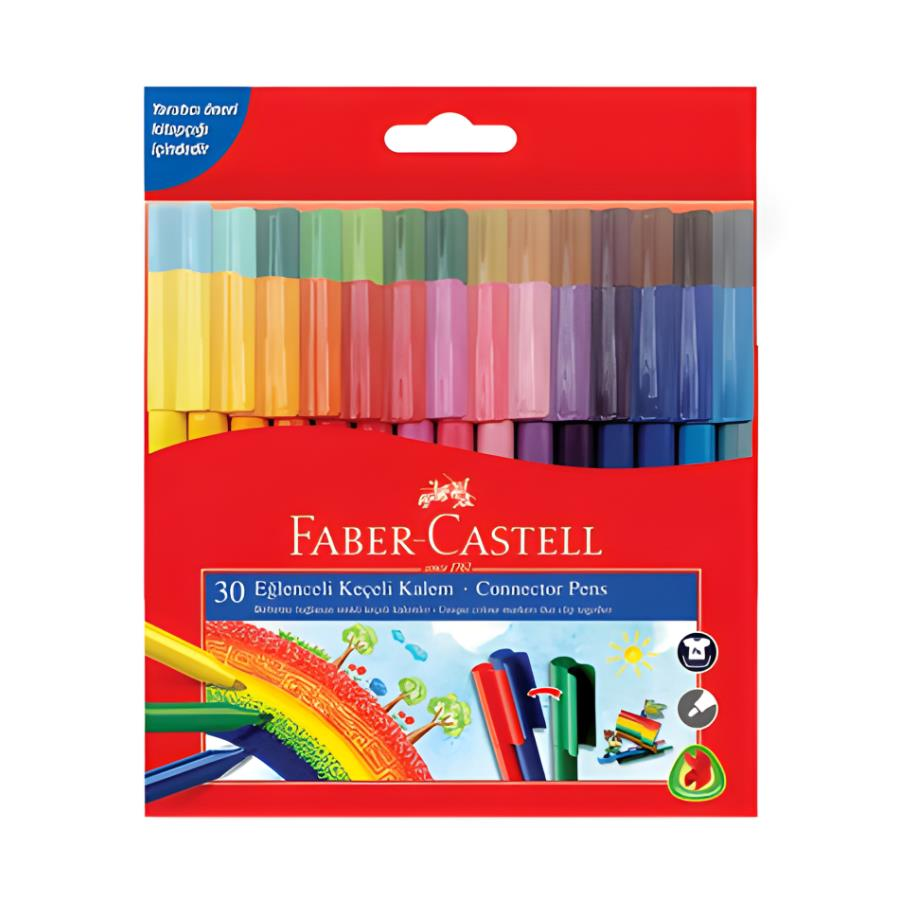 Faber-Castell Eğlenceli Keçeli Kalem 30 Renk