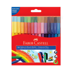 Faber-Castell Eğlenceli Keçeli Kalem 30 Renk