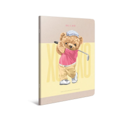 Gıpta Xoxo Tel Dikişli Karton Kapak Defter A4 80yp Kareli