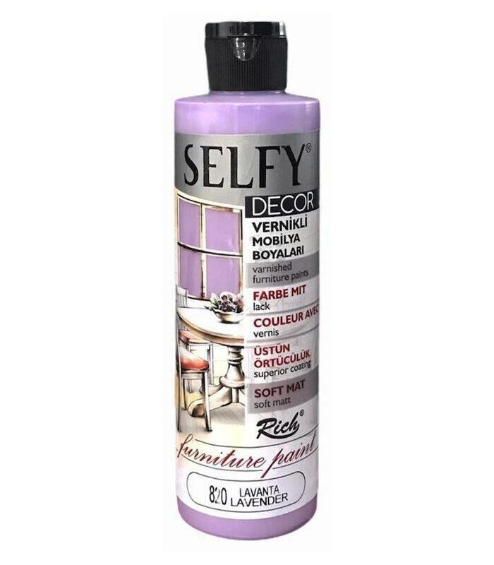 Rich Selfy Decor Vernikli Boya 240 Cc Lavanta