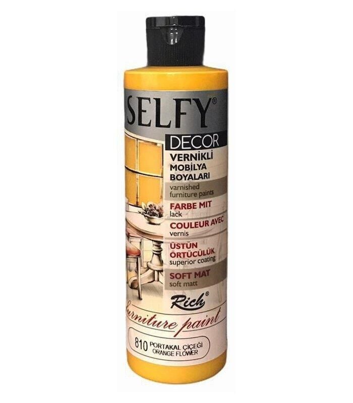 Rich Selfy Decor Vernikli Boya 240 Cc P.Çiçeği