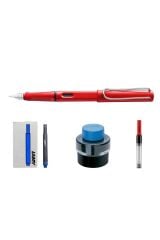 Lamy Safari Dolma KalemSeti G.Kutu Kırımızı