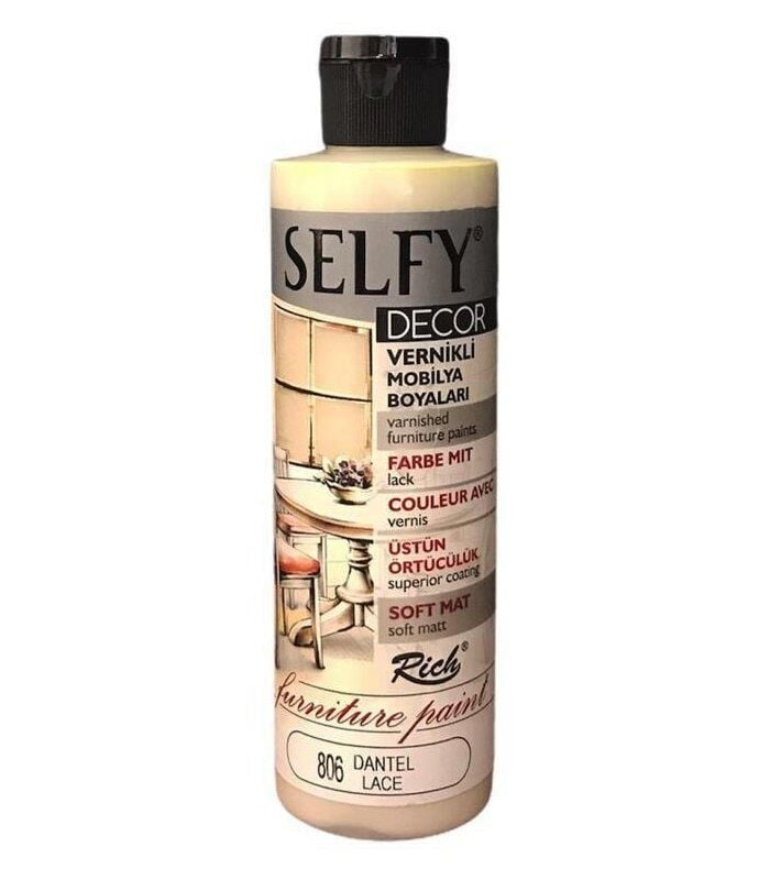 Rich Selfy Decor Vernikli Boya 240 Cc Dantel