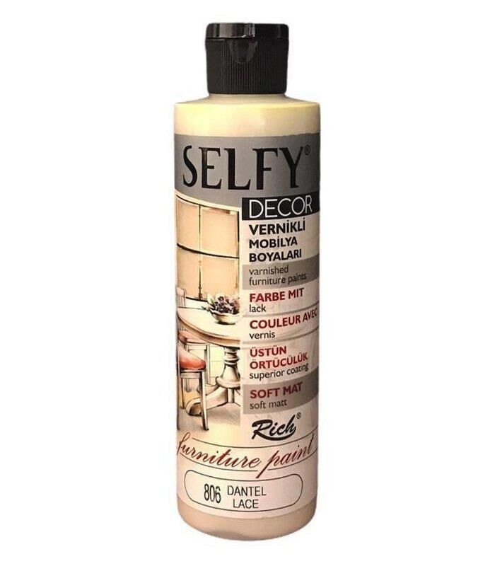 Rich Selfy Decor Vernikli Boya 240 Cc Dantel