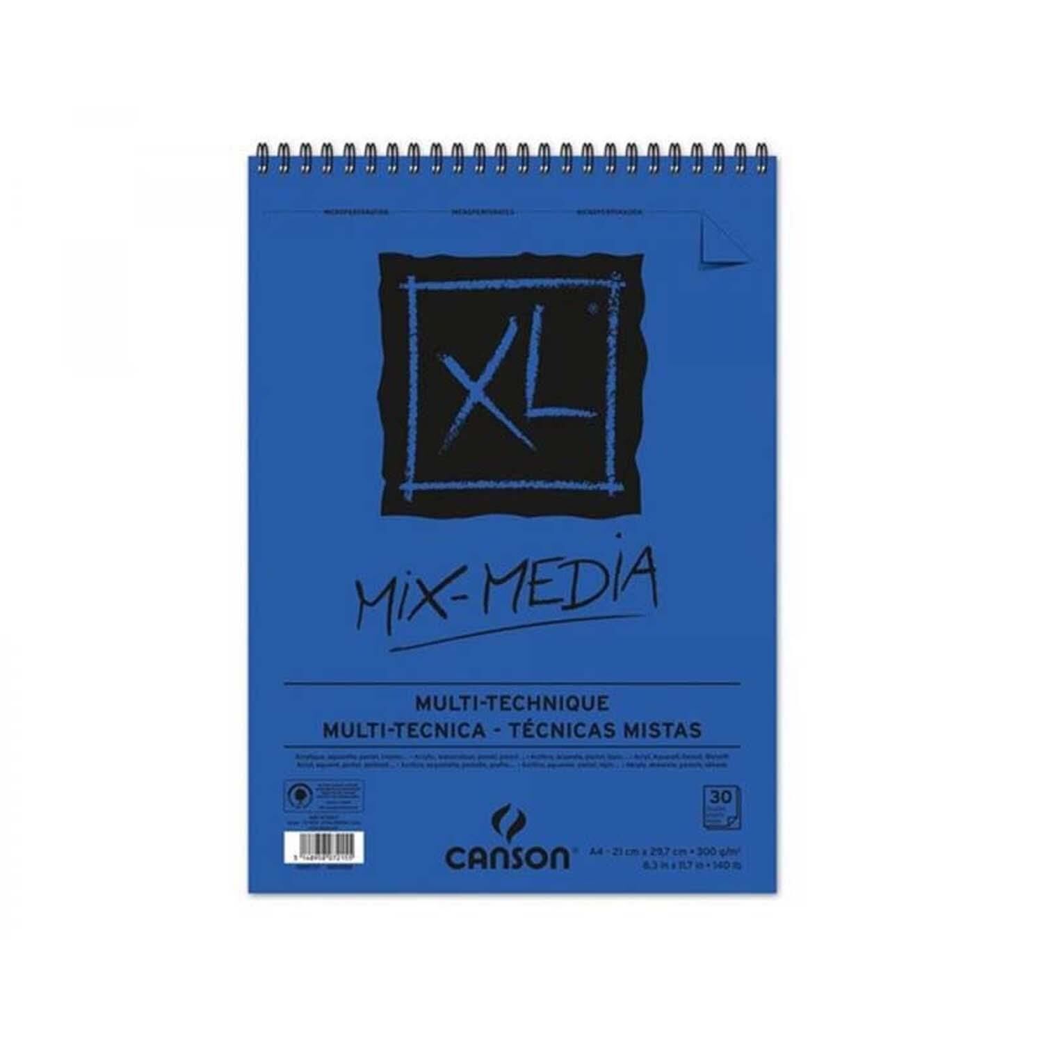 Canson A4 300Gr 30Yp Mix Media Blok 200807215