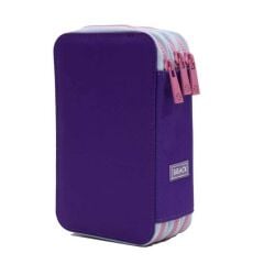 Bback Üç Bölmeli Kalemlik Donut Kız Desen 733