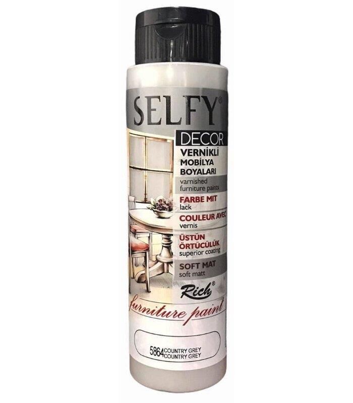 Rich Selfy Decor Vernikli Boya 500 Cc C. Grey