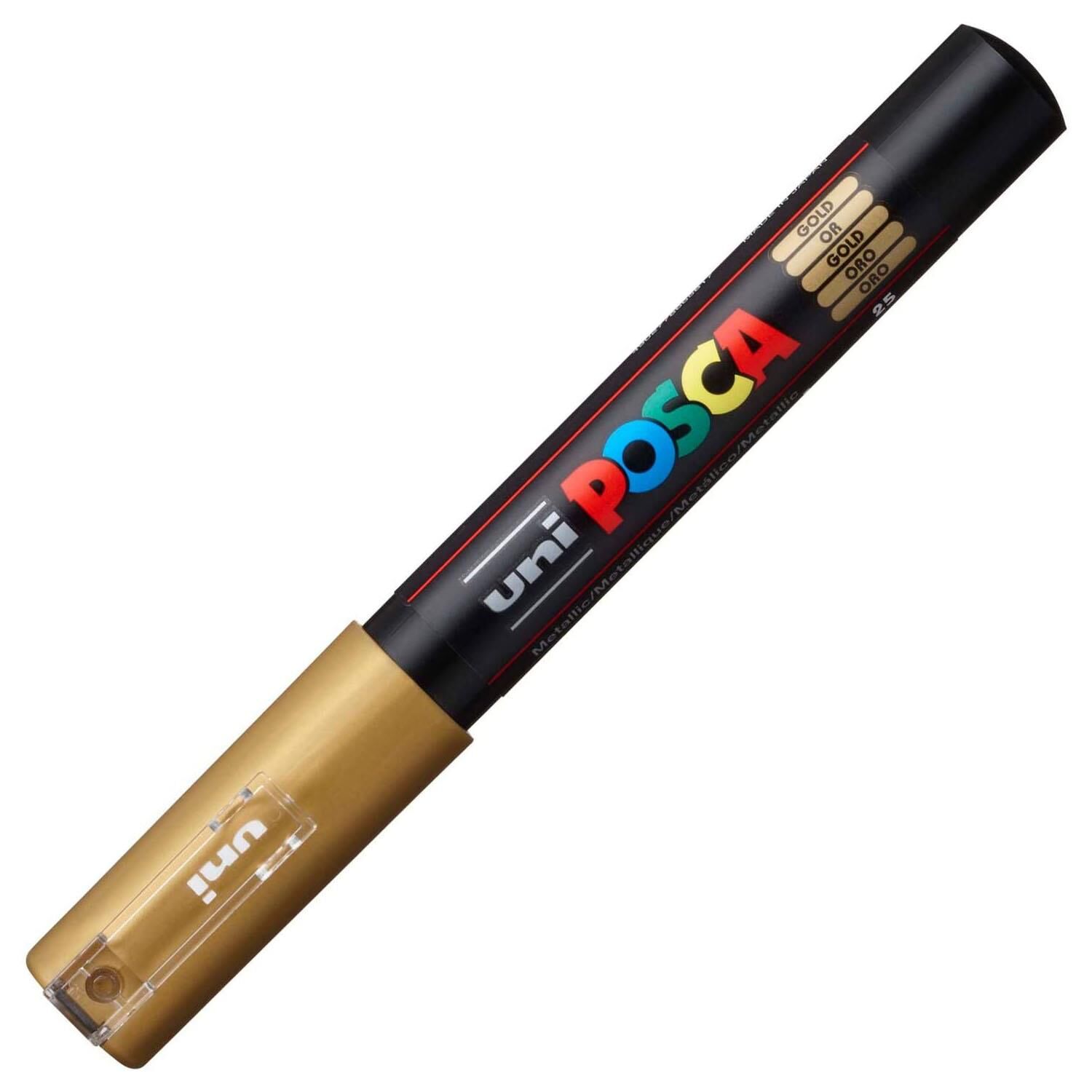 Unı Posca Pc-1M 0.7 Altın Su Bazlı Markor