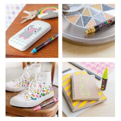 Unı Posca Pc-1M 0.7 Altın Su Bazlı Markor