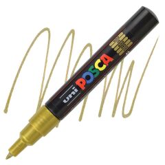 Unı Posca Pc-1M 0.7 Altın Su Bazlı Markor