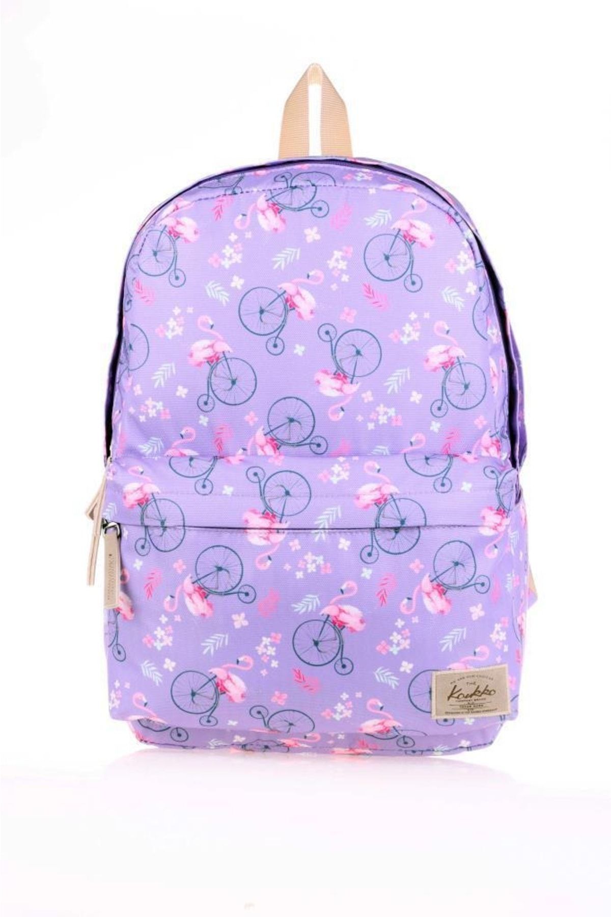 KAUKKO NATURE SIRT ÇANTASI (LILAC FLAMINGO)