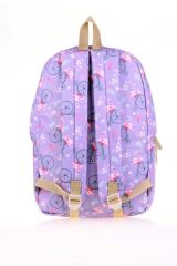 KAUKKO NATURE SIRT ÇANTASI (LILAC FLAMINGO)