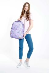 KAUKKO NATURE SIRT ÇANTASI (LILAC FLAMINGO)