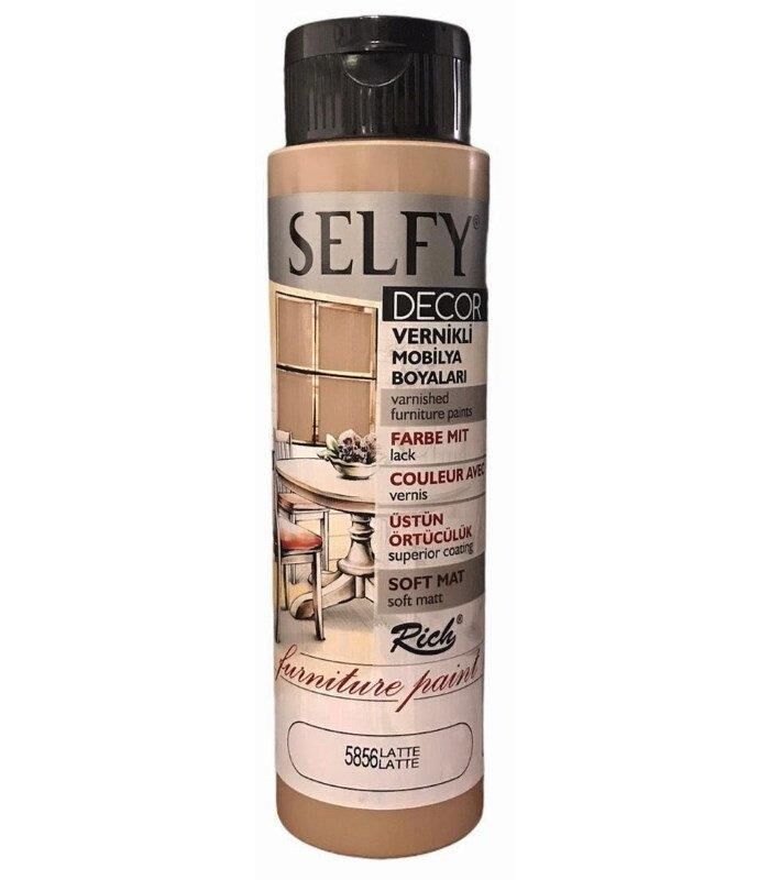Rich Selfy Decor Vernikli Boya 500 Cc Latte