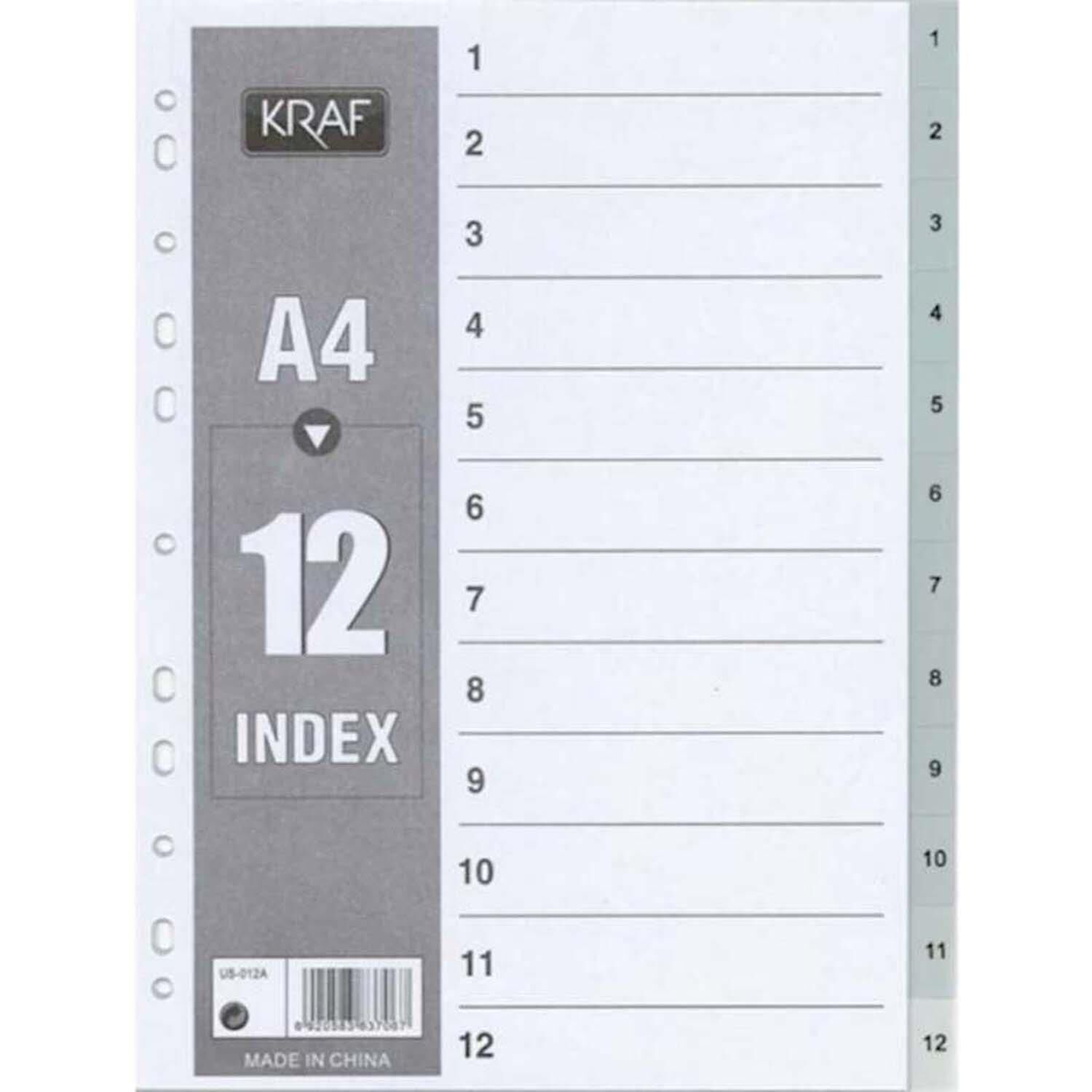 Kraf Separatör 1012 1-12 Rakam