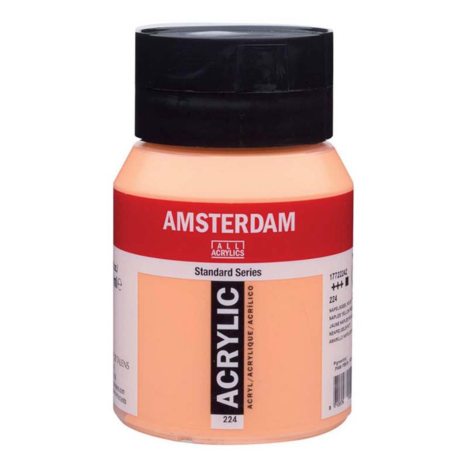 Amsterdam Akrilik 500Ml. Naples Ylw Red