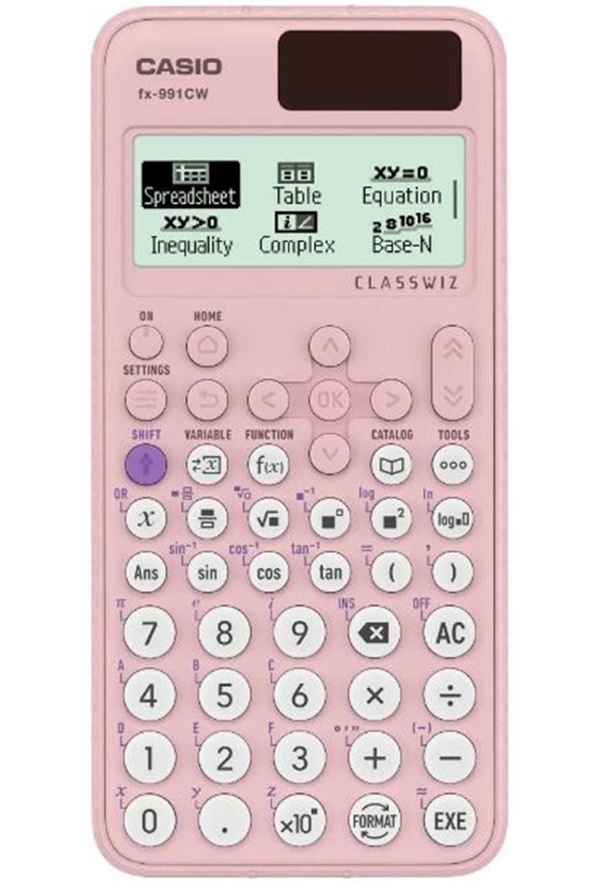 Casio FX-991CW-W-DT ClassWiz Pembe Bilimsel Fonksiyonlu Hesap Makinesi