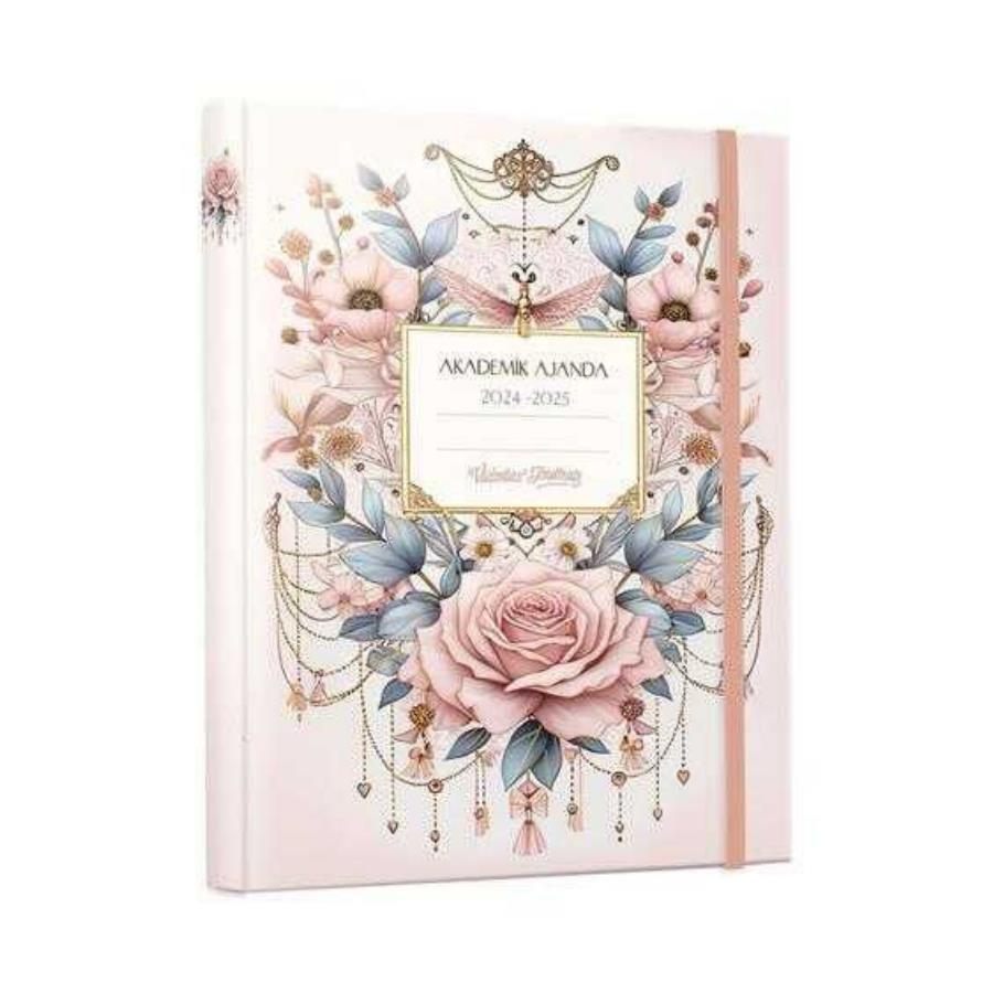Victoria's Journals 17x23 Spiralli Akademik Ajanda 2024-2025 100gr 192syf