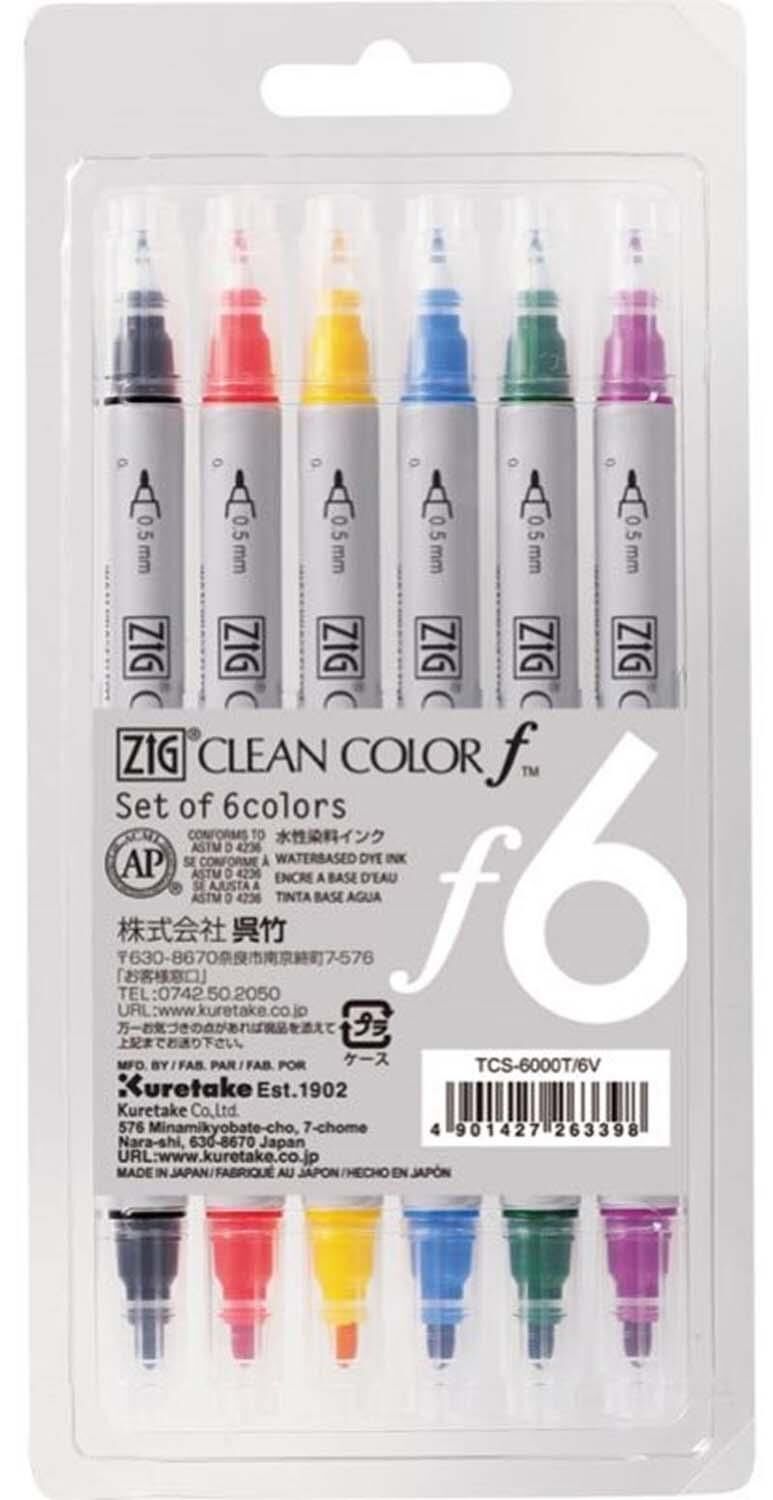Zıg Clean Color F 6'Lı Paket Set Tcs-6000T