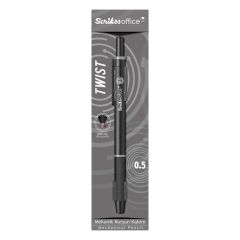 Scrikss Office Twist 0.5mm Mekanik Kurşun Kalem Siyah