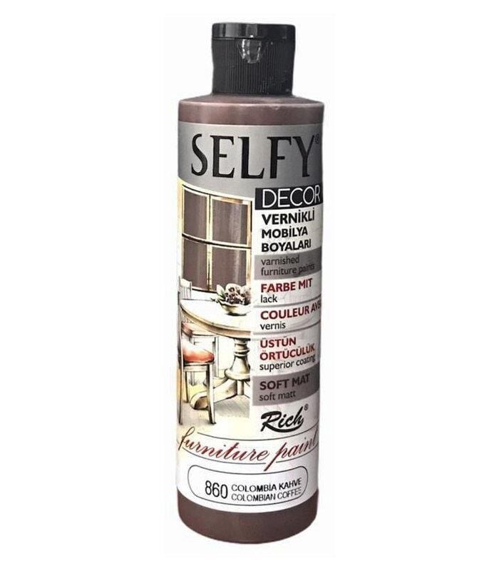 Rich Selfy Decor Vernikli Boya 240 Cc C. Kahve
