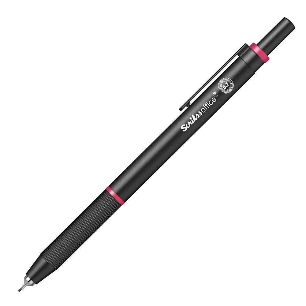 Scrikss Office Twist 0.7mm Mekanik Kurşun Kalem Pembe