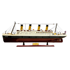 Kembs Işıklı Titanic Gemi Maketi 80x30 cm. FX020-80