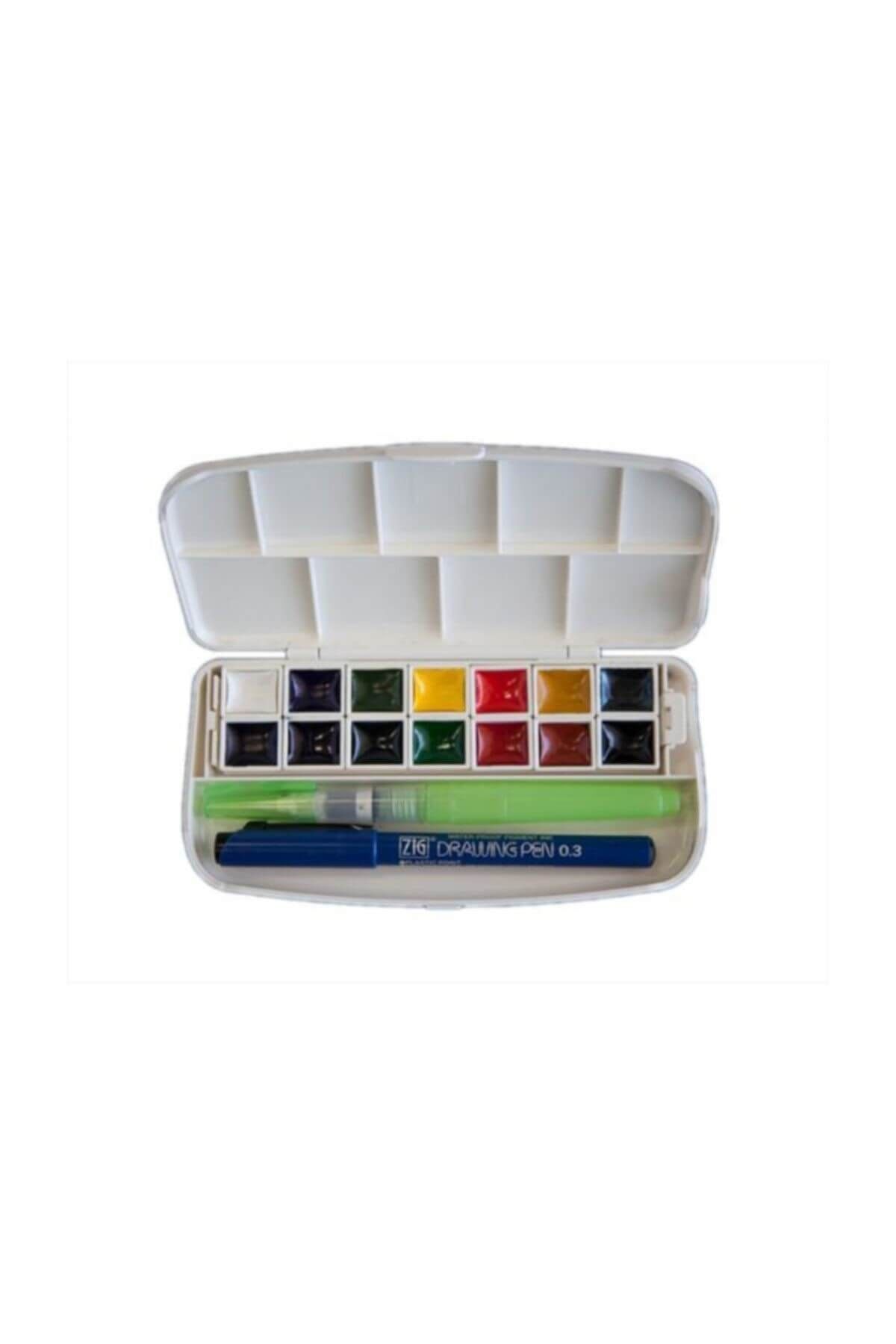 Zig Suluboya Pigment Transparent 14 Renk