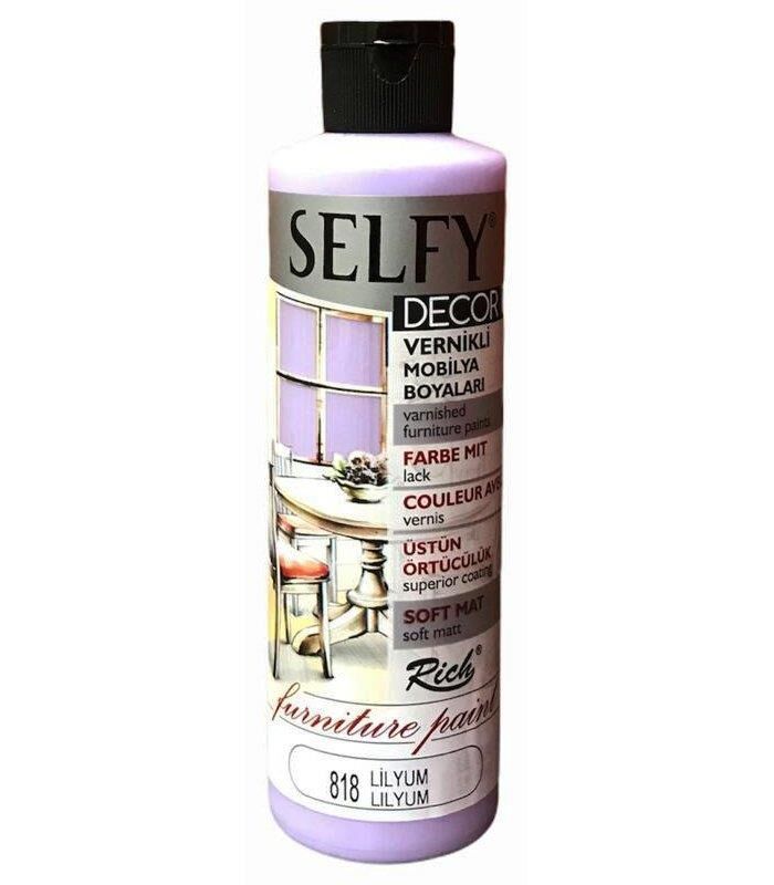 Rich Selfy Decor Vernikli Boya 240 Cc Lilyum